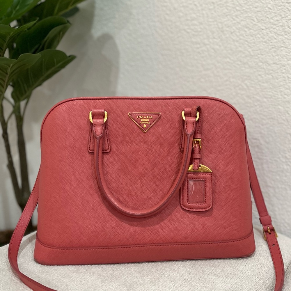 Prada 2 way saffiano bag